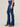 Blue Artisanal Denim Absolution High Rise Itty Bitty Boot Cascading Embroidered D Petite Jeans