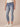 Absolution Light Blue Stretch Denim Ankle Length Skimmer Comfy Petite Jeans For Women