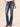 stretch Blue wash absolution itty bitty boot leg stretch denim bootcut jeans