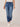 Blue Denim Absolution High Rise Vintage Skinny Raw String Hem Jeans