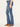 Blue Artisanal Denim "Ab"solution 34" Long Inseam High Rise Itty Bitty Bootcut Jeans