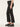 Petite "Ab"solution High Rise Cropped Black Denim Itty Bitty Flare Fray Hem Jean