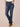 Petite Indigo High Rise "Ab"solution Straight Leg Denim Jeans