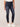 Indigo Denim Absolution High Rise Seamless Ankle Skimmer Floral Embroidered Fray Hem Jeans