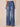 Blue Indigo Denim Skyrise Double Side Seam Repreve Wide Leg Jean