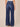 Blue Indigo Denim Skyrise Double Side Seam Repreve Wide Leg Jean