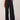 Black Ableisure High Rise Patch Pocket Self Tie Utility Wide Leg Petite Pant