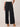 Black Ableisure High Rise Patch Pocket Self Tie Utility Wide Leg Petite Pant