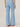 Light Blue Denim Absolution High Rise V Yoke Dual Entry Porkchop Pocket Wide Leg Angled Hem Seam Jeans