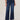 Indigo Denim Absolution Skyrise Center Front Seams Wide Leg Petite Jean