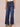 Indigo Denim Absolution Skyrise Tulip Hem Wide Leg Petite Jeans