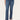 Indigo Denim "Ab"solution High Rise Straight Leg Front Slit Jean