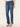 Indigo Denim "Ab"solution High Rise Straight Leg Front Slit Jean