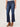 Indigo Vintage Denim "Ab"solution High Rise Distressed Cropped Fray Split Curve Hem Barely Boot  Petite Jeans