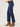 Indigo Vintage Denim "Ab"solution High Rise Distressed Cropped Fray Split Curve Hem Barely Boot Jeans