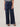 Ultra Navy "Ab"solution Skyrise Wide Leg Oversized Patch Pocket Slit Hem Pant