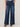 Indigo Denim "Ab"solution High Rise Wide Leg Cargo Pant Jeans