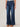 Indigo Denim "Ab"solution High Rise Wide Leg Cargo Pant Jeans