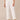 White Skyrise Paper Bag Waist Barrel Leg Buttoned Pocket Roll Cuff Pant