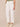 White Skyrise Paper Bag Waist Barrel Leg Buttoned Pocket Roll Cuff Pant