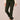 Duffel Green Absolution High Rise Embroidered Cascading D Back Pocket Clean Finish Fray Hem Slim Straight Pant