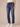 Blue Denim Absolution High Rise Slim Straight Embroidered Cascading D Back Pocket Clean Finish Fray Hem Jeans