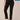 Black Denim Absolution High Rise Embroidered Cascading D Back Pocket Clean Finish Fray Hem Slim Straight Plus Size Jean