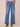 Mid Blue Denim Absolution Skyrise Wraparound Flap Pocket Released Fray Hem Uneven Yoke Cargo Wide Leg Jean