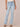 Powder Blue Artisanal Absolution Skyrise Sailor Button Double Side Seam Itty Bitty More Bootcut Jean