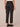 Charcoal Brown Multi Absolution High Rise Micro Slit Hem Faux Flap Pocket Ponte Knit Petite Trouser