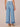 Light Blue Denim Absolution Skyrise Splicing Cropped Fray Hem Wide Leg Jean