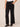 Black Absolution Skyrise Center Front Seam Slit Hem Wide Leg Pant