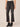 Washed Black Artisanal Denim Absolution High Rise Cropped Grinded Hem Strings Itty Bitty Flare Jean