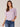 Orchid Bloom Elbow Puff Sleeve Smock Armhole Scoop Neck Metallic Printed Knit Top