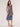 Light Pecan Sapphire Multi Double Ruffle V Neck Leaf Print Woven Tank Dress