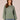 Jade Stone Long Banded Blouson Drop Shoulder Sleeve High Round Neck Space Dye Star Front Back Center Seam Sweater