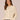 Light Cream Long Sleeve Placement Cable Knit Exposed Seaming Funnel Neck Sweater Top