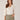 Pale Stone Elbow Blouson Crochet Sleeve Half Button Placket Ruffle Yoke Collar V-Neck Knit Top