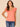 Spiced Apricot Sleeveless Embroidered Double Ruffle Shoulder Notched Scoop Neck Knit Tank Top