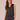 Charcoal Chocolate Sleeveless Button Front Contrast Piping Detail Double Welt Pocket V-Neck Woven Vest