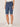 Indigo Denim Absolution High Rise Coin Pocket Cuffed Hem Repreve Bermuda Short