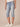 "Ab"solution Light Blue Petite Fray Hem Skimmer Capri Jeans 