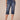 "Ab"solution Blue Denim Petite Fray Hem Skimmer Capri