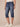 "Ab"solution Blue Denim Petite Fray Hem Skimmer Capri