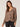 Pewter Multi Long Smocked Blouson Sleeve V-Neck Twist Hem Printed Knit Top