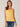 Golden Sleeveless Wide Strap Embroidered Ruched Square Neck Scallop Hem Woven Tank Top