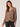 Pewter Multi Long Smocked Blouson Sleeve V-Neck Twist Hem Printed Petite Knit Top