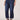 Indigo Vintage Denim "Ab"solution High Rise Distressed Cropped Fray Split Curve Hem Barely Boot Plus Size Jeans