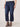 Indigo Vintage Denim "Ab"solution High Rise Distressed Cropped Fray Split Curve Hem Barely Boot Plus Size Jeans