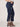 Indigo Vintage Denim "Ab"solution High Rise Distressed Cropped Fray Split Curve Hem Barely Boot Plus Size Jeans